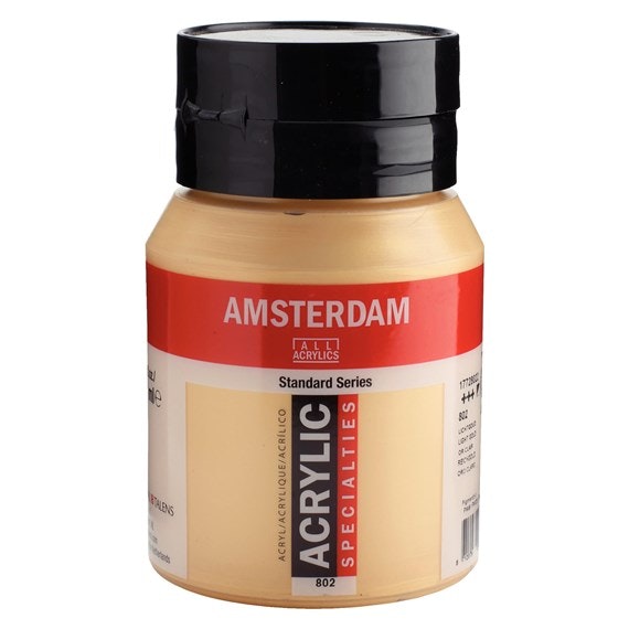 Light Gold 802 - Amsterdam Akrylfärg 500 ml