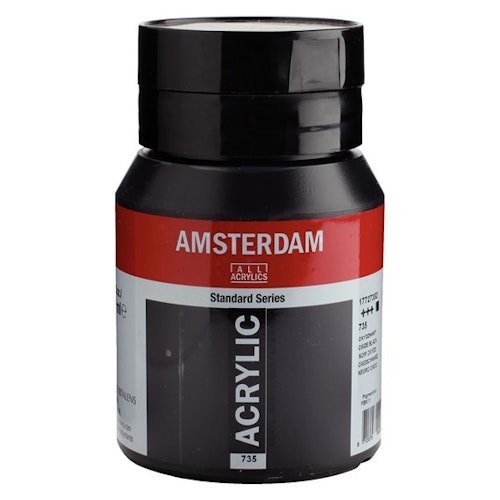 Oxide black 735 - Amsterdam Akrylfärg 500 ml