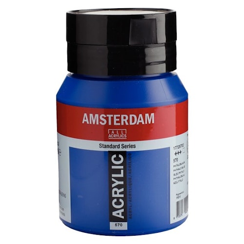 Phthalo blue 570 - Amsterdam Akrylfärg 500 ml