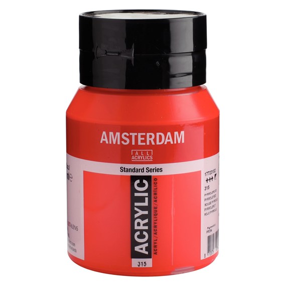 Pyrrole red 315 - Amsterdam Akrylfärg 500 ml