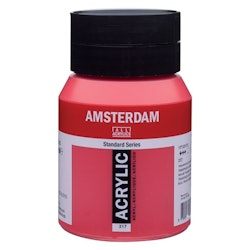 Transparent red medium 317 - Amsterdam Akrylfärg 500 ml