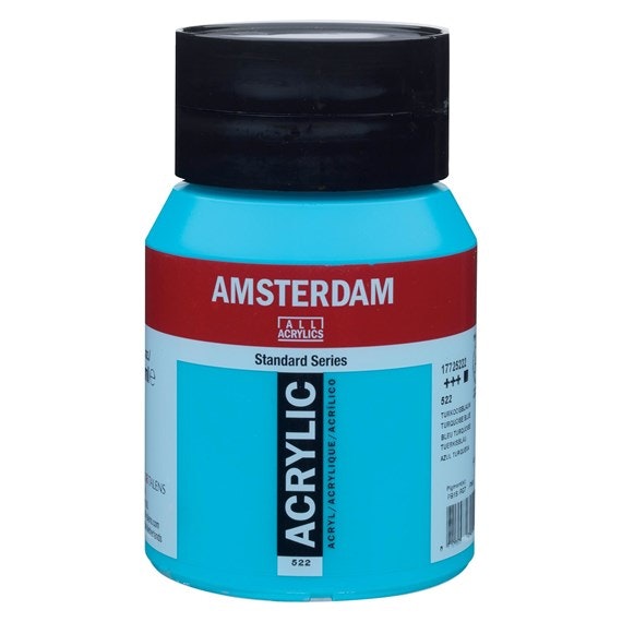 Turquoise blue 522 - Amsterdam Akrylfärg 500 ml