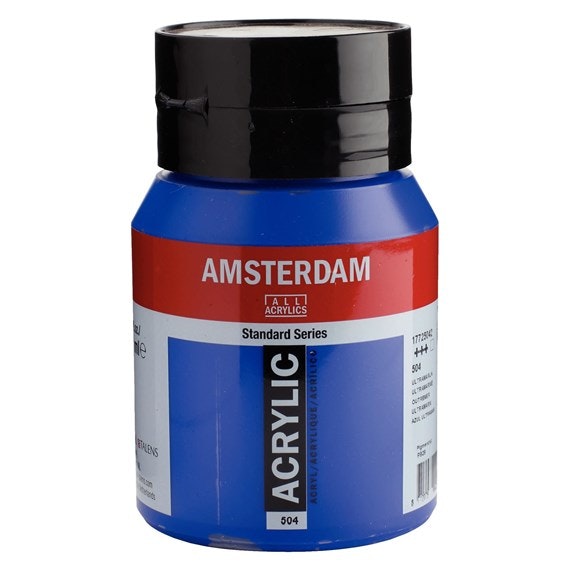 Ultramarine 504 - Amsterdam Akrylfärg 500 ml