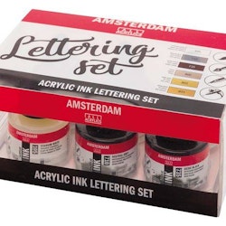 Lettering set Acrylic ink