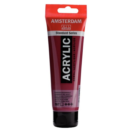 Permanent red violet 567 - Amsterdam Akrylfärg 120 ml