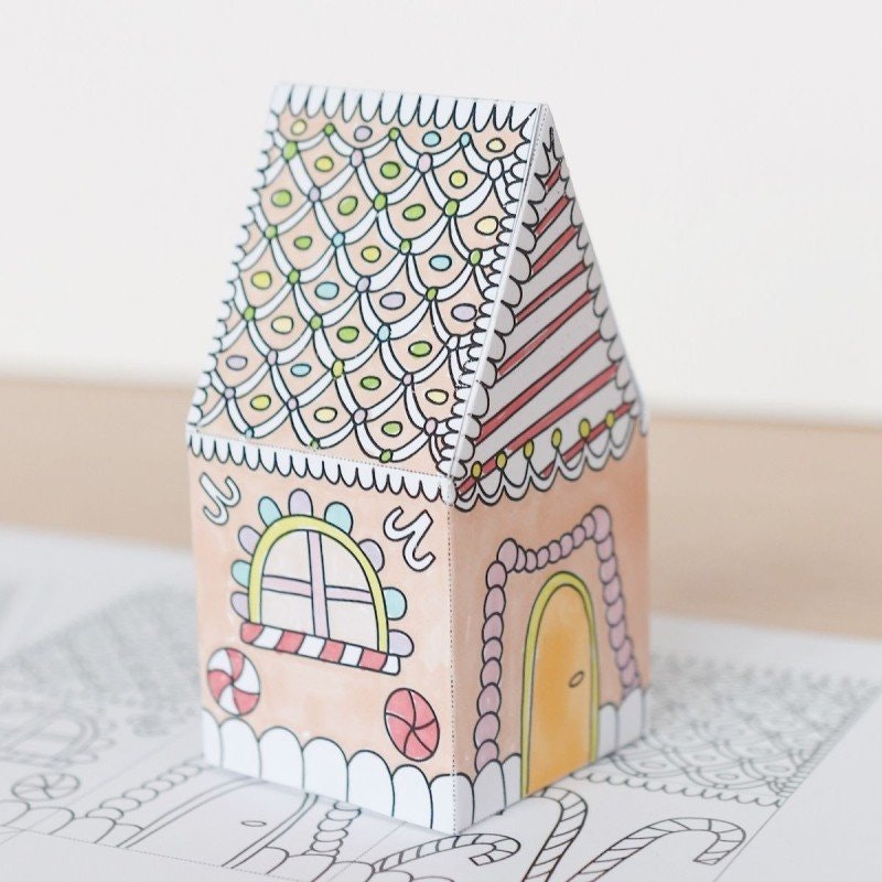 Pepparkakshus i 3D - Julpyssel