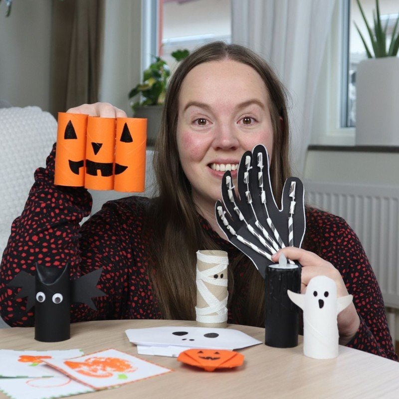 Sju enkla halloweenpyssel