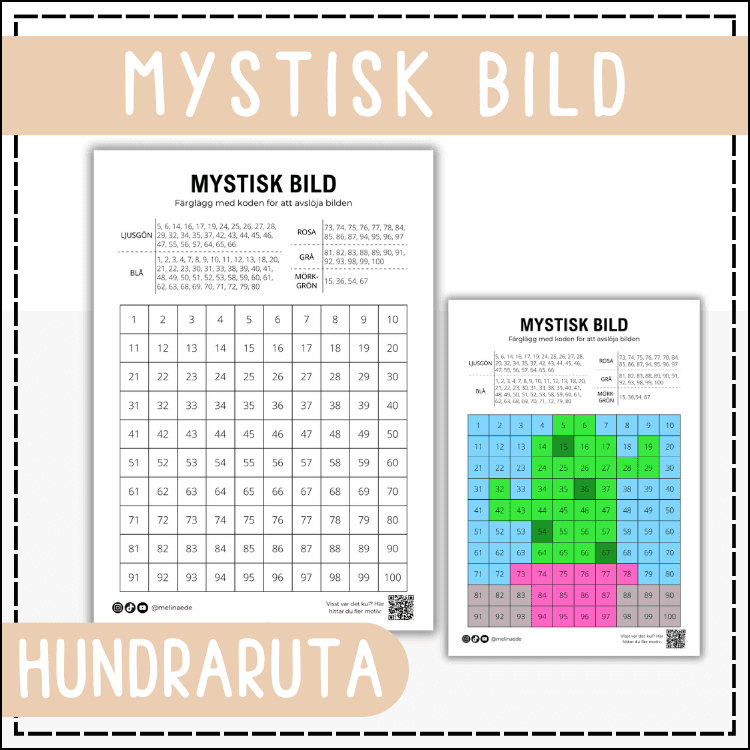 Mystisk bild - hundraruta