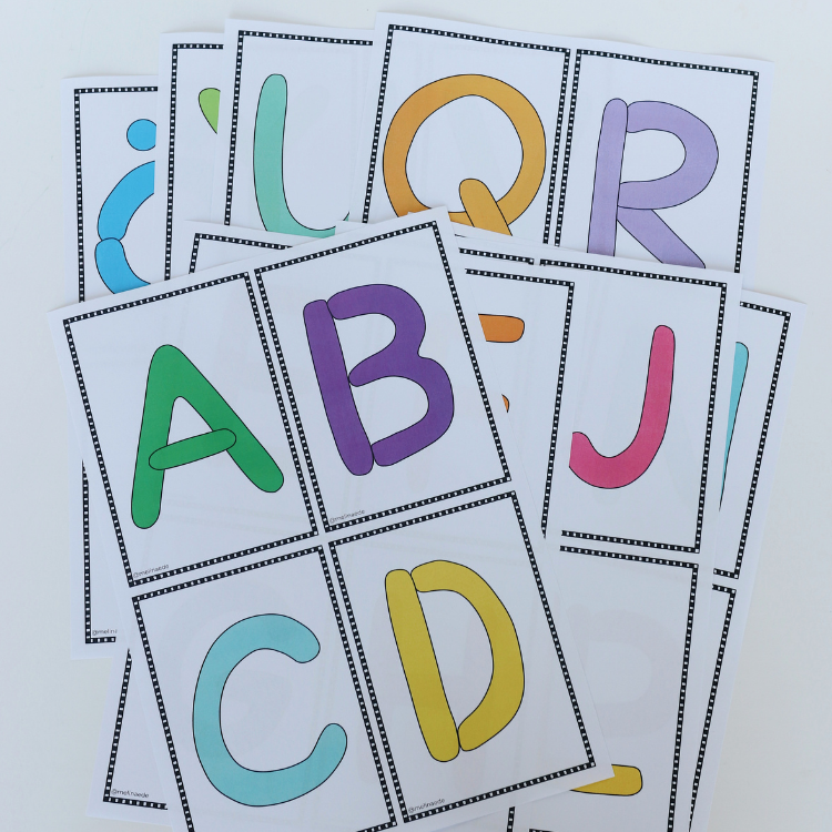 ABC-kort till leklera