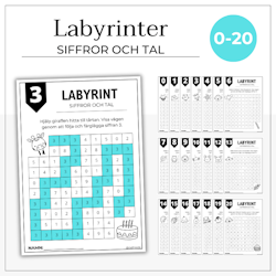 Labyrinter - siffror och tal
