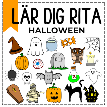 20 motiv att rita till halloween - steg för steg