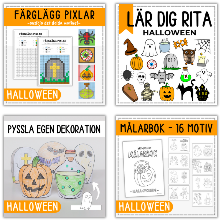 Halloweenpyssel - ultimata pysselpaketet