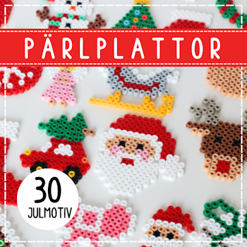 30 mönster till pärlplattor - tema jul