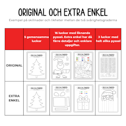 KOMBO julkalender original & julkalender extra enkel