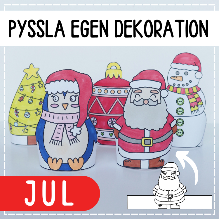 Julpyssla egen dekoration