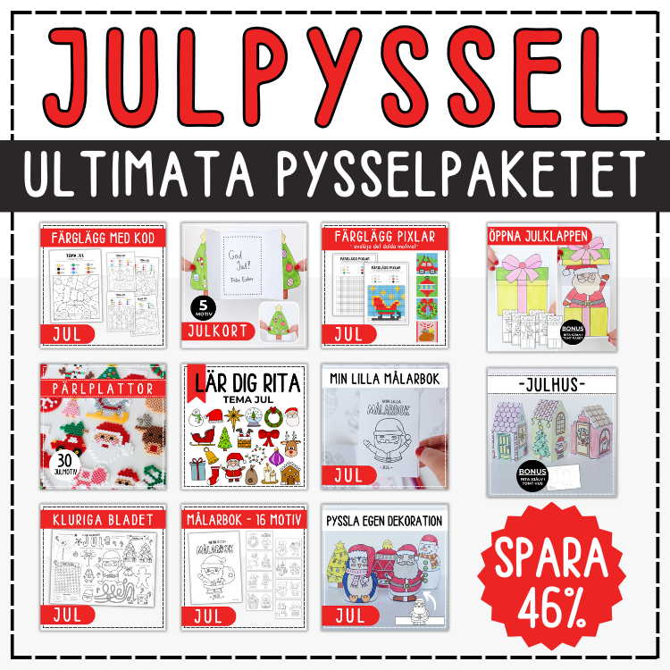 Julpyssel - ultimata pysselpaketet