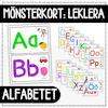 Kort med alfabetet - leklera