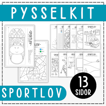 Pysselkit sportlov - 13 pyssel och kluringar