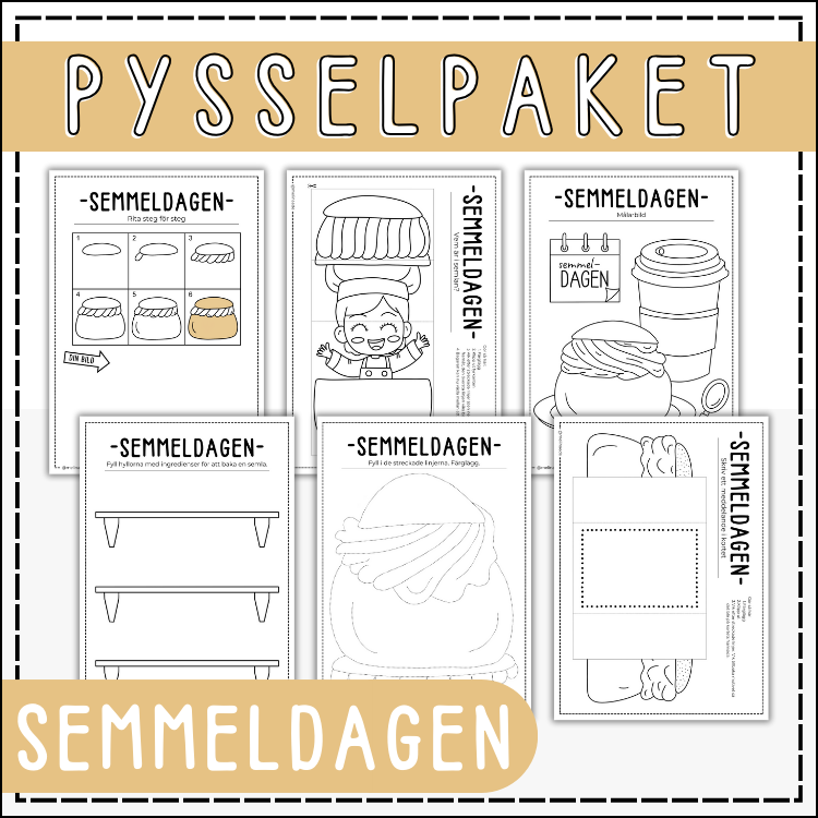 Semmeldagen - pysselpaket