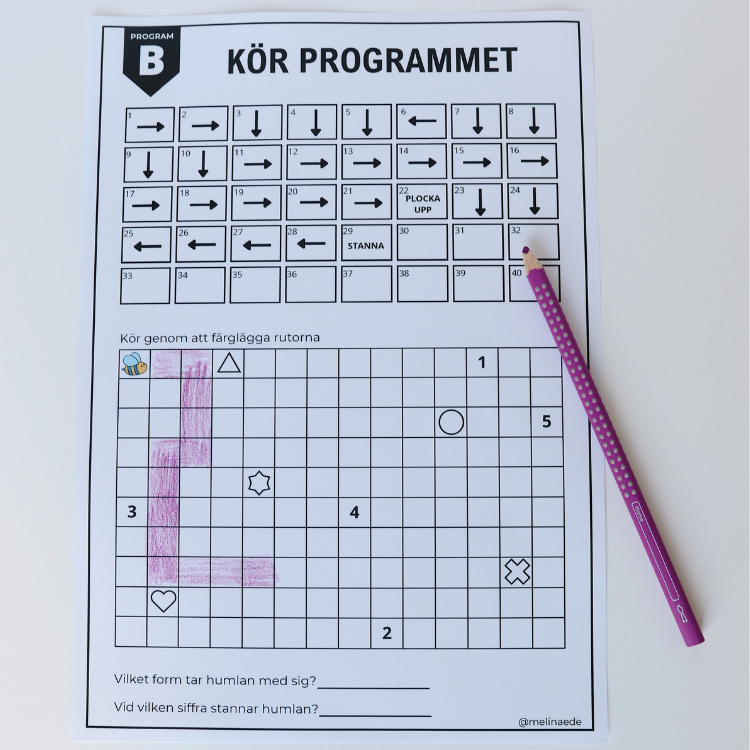 Kör programmet - kodning