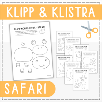 Klipp och klistra: safari