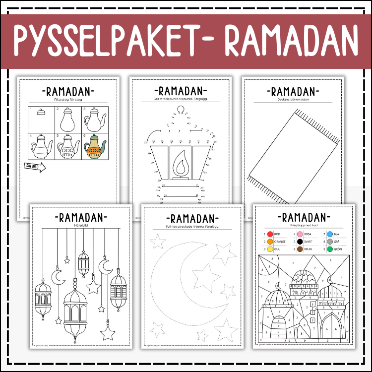 Ramadan - pysselpaket