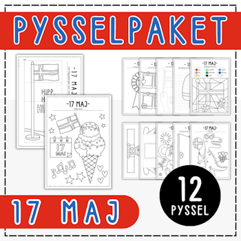 Norges nationaldag 17 maj - pyssel