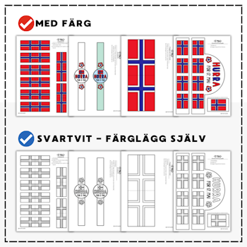Norges nationaldag 17 maj - pynt att bära