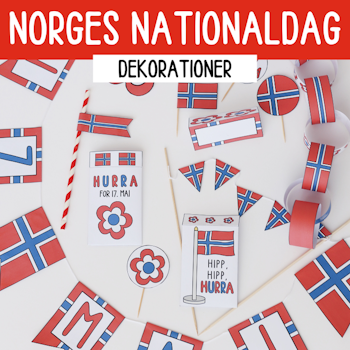 Norges nationaldag 17 maj - dekorationer