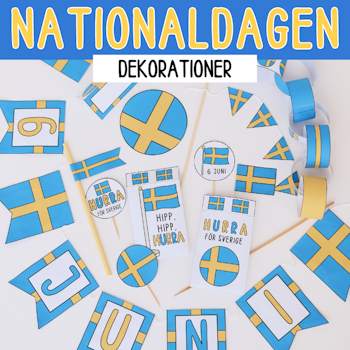 Sveriges nationaldag - dekorationer