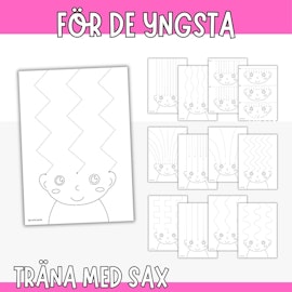 Träna med sax - klipp frisyrer
