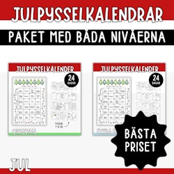 KOMBO pysselkalender original & extra enkel