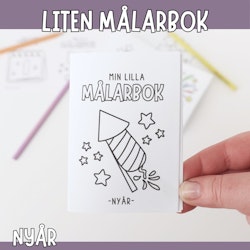Min lilla målarbok - nyår