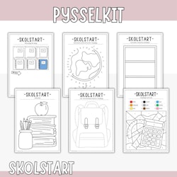 Pysselkit - skolstart