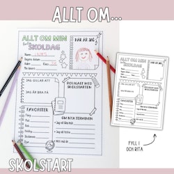 Allt om min första skoldag