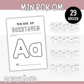 29 böcker om bokstäver: A-Ö