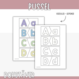 Pussel: para ihop alfabetet