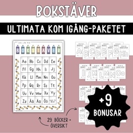 Bokstäver - ultimata kom igång-paketet