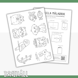 Liten målarbok - husdjur