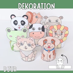 Pyssla djur - dekorationer