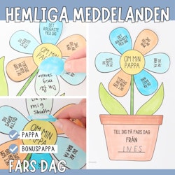 Fars dag-kort: hemliga meddelanden