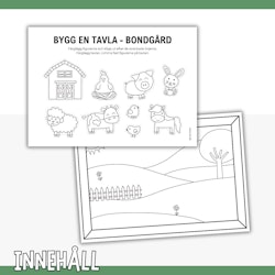 Gör en tavla: bondgård
