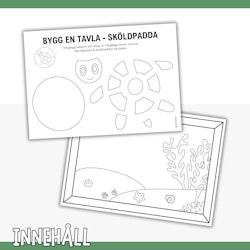 Gör en tavla: sköldpadda