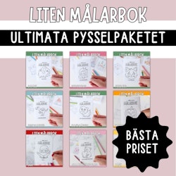 Pysselkit - min lilla målarbok (9 stycken)