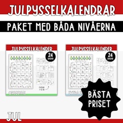 KOMBO pysselkalender original & extra enkel