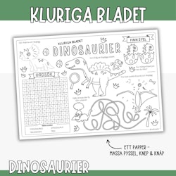 Dinosaurier - kluriga bladet
