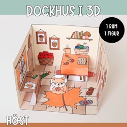 Pyssla dockhus - Höst