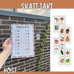 Skattjakt för barn - Höst