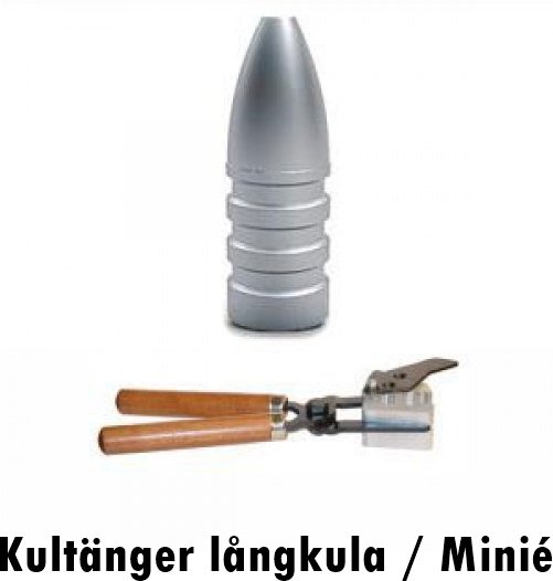 Kultänger långkula / Minié - Blackpowder.se