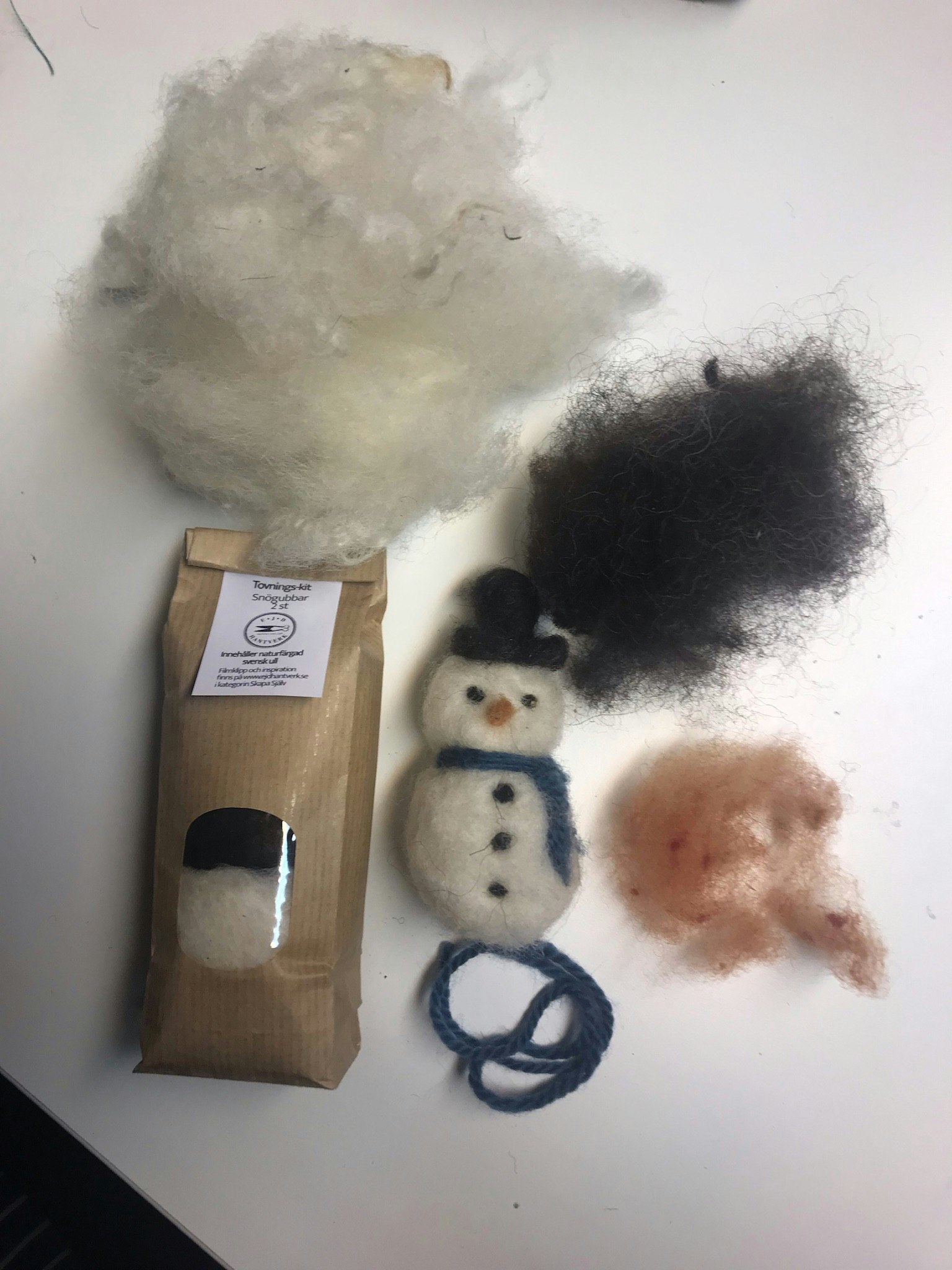 - DIY-kit - Tova två snögubbar